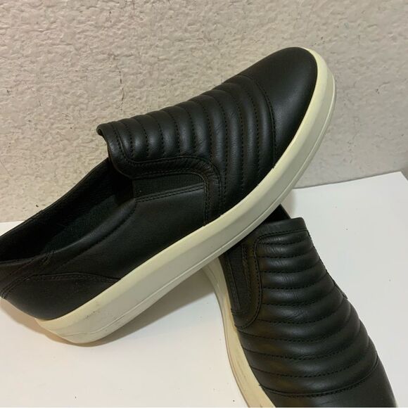 Ecco Soft 9 II Sneakers Quilted Leather Slip On black Size 41 - Picture 4 of 11